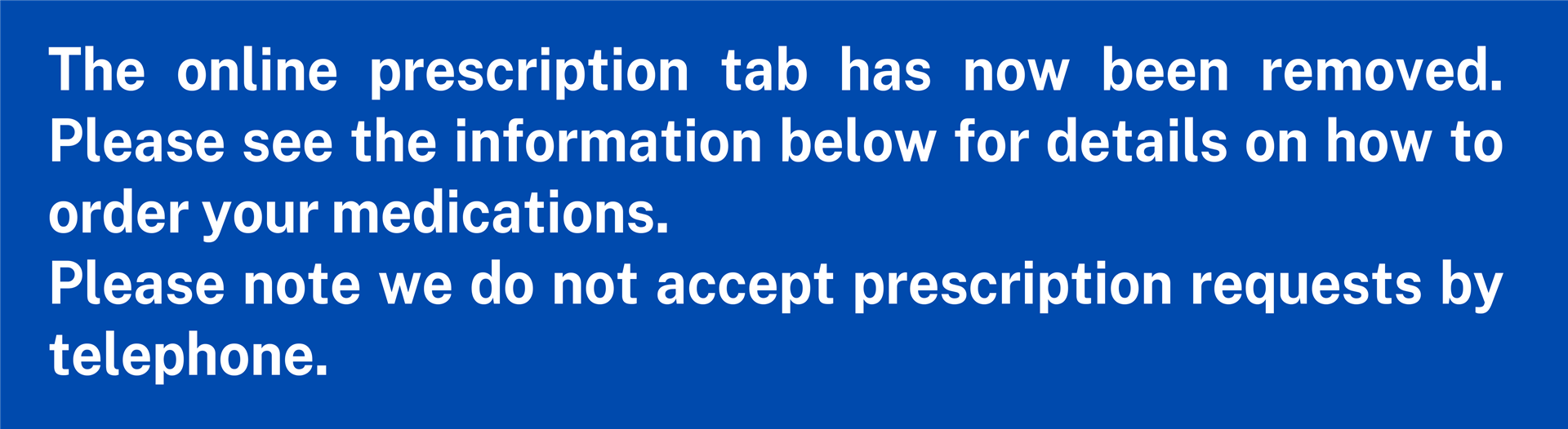 Blue online tab removed