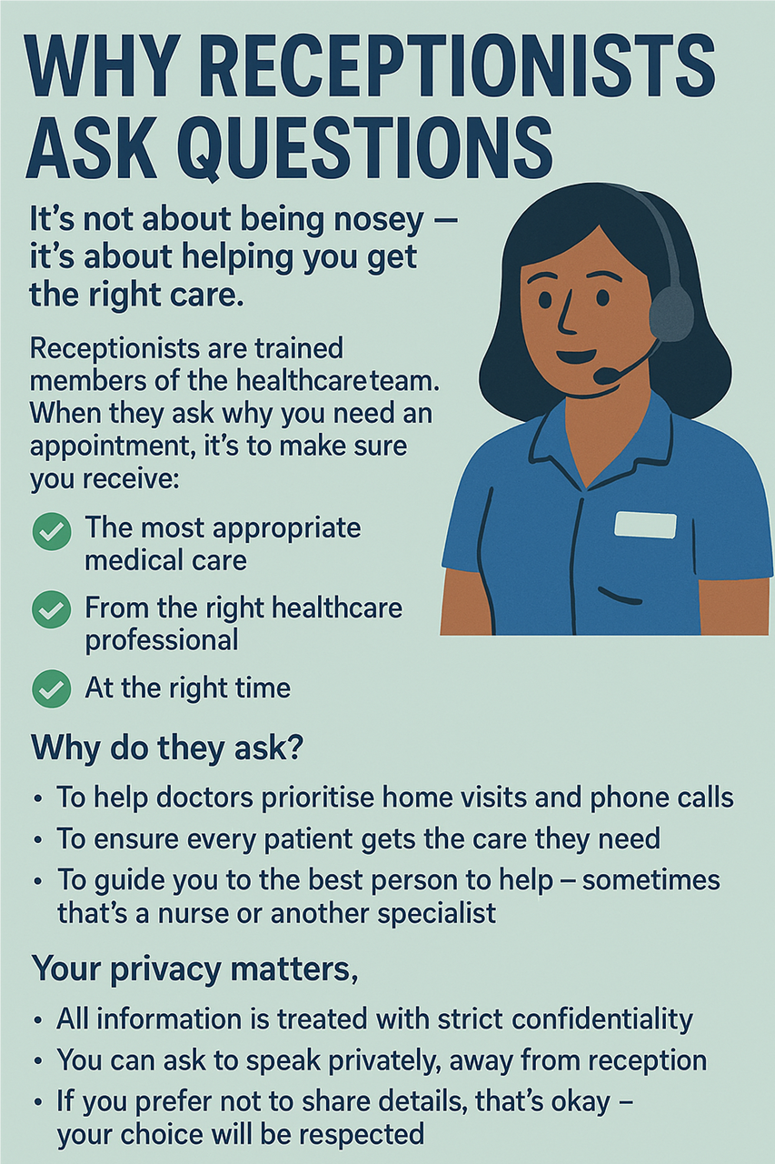 Receptionist poster