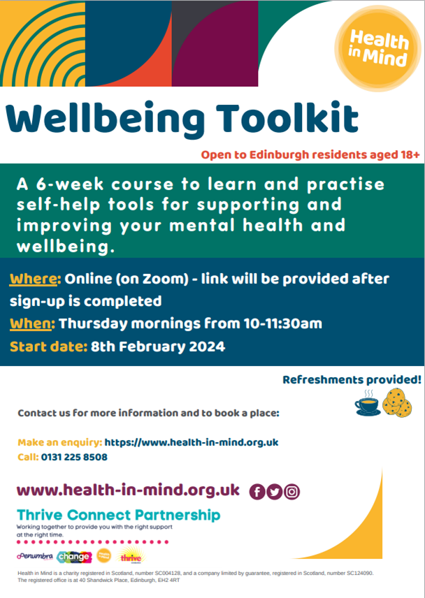 Wellbeing Online course information