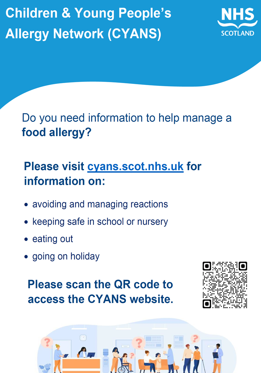 CYANS poster and QR code