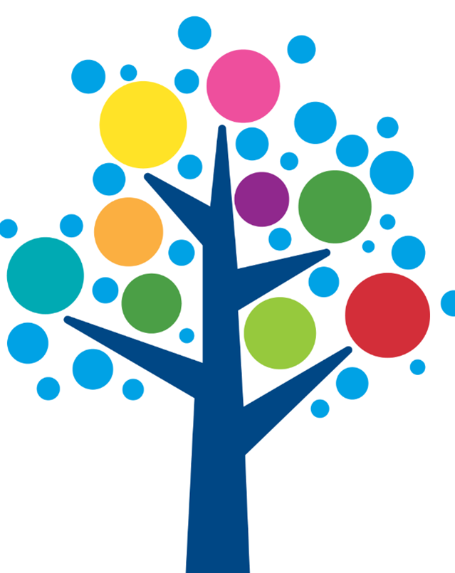 CYANS logo colourful tree